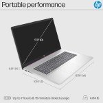 HP 17.3" Touchscreen Laptop for Students & Business