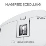 Logitech MX Master 3S Wireless Bluetooth Mouse - Pale Grey
