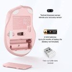 TECKNET Ergonomic 2.4G Wireless Optical Mouse