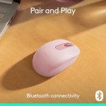 Logitech M196 Wireless Bluetooth Mouse - Rose