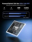 KAIGERR 15.6-inch Intel N97 Laptop with 16GB RAM