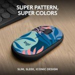 Logitech M340 Silent Wireless Mouse - Floral Design