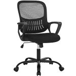 Ergonomic Mesh Office Chair with Armrests and Lumbar Support