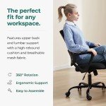 Ergonomic Mesh Office Chair with Armrests and Lumbar Support