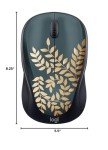 Logitech Limited Edition Wireless Compact Mouse - Golden Garden