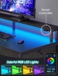 39-Inch Seventable Computer Desk with Power Outlets