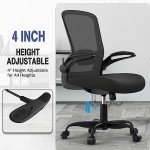 Ergonomic Black Office Chair with Adjustable Support