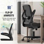 Ergonomic Black Office Chair with Adjustable Support