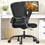 Ergonomic Black Office Chair with Adjustable Support