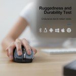 TECKNET Rechargeable Silent Wireless Mouse - Grey
