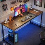 63-Inch Modern Computer Desk with Storage Solutions