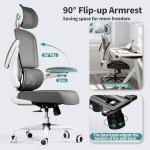 Ergonomic White Office Chair for Comfort & Support