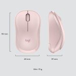 Logitech M220 Silent Wireless Mouse - Pink