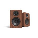 Kanto YU2 Powered Desktop Speakers - Walnut Finish