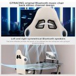 GTPLAYER Ivory Ergonomic Gaming Chair with Speakers