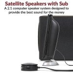 Cyber Acoustics 2.1 Multimedia Speaker System