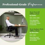 HON Ignition 2.0 Ergonomic Office Chair - Adjustable Tilt, Swivel Wheels, Comfortable for Long Hours - Home Office Desk Chair