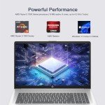 HP 17 Laptop, 17.3" FHD Display, 32GB RAM, 1TB SSD, AMD Ryzen 5 Processor(Beats i7-1165G7, Up to 4.3GHz), Webcam, Numeric Keypad, Long Battery Life, Windows 11 Home, Alpacatec Accessories, Silver