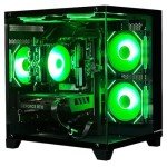 ALCPOK Gaming PC Desktop, Intel Core i5 14400F, RTX 4060, 32GB RAM, 1TB SSD, ARGB Fan, Tower Computer for Gaming and Office