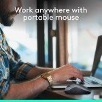 Logitech M185 Wireless Mouse, 2.4GHz with USB Mini Receiver, 12-Month Battery Life, 1000 DPI Optical Tracking, Ambidextrous, Compatible with PC, Mac, Laptop - Blue