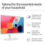 HP 22" All-in-One Desktop Computer for Home and School, Intel Quad-Core Processor (Beat i3-1110G4), FHD Display, 32GB DDR5 RAM, 640GB Storage, WiFi 6, Bluetooth, Business AIO, Windows 11 Pro, AZ-XUT
