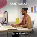 Logitech MX Master 3S for Mac - Wireless Bluetooth Mouse with Ultra-Fast Scrolling, Ergo, 8K DPI, Quiet Clicks, Track on Glass, Customization, USB-C, Apple, iPad - Space Grey