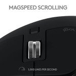 Logitech MX Master 3S for Mac - Wireless Bluetooth Mouse with Ultra-Fast Scrolling, Ergo, 8K DPI, Quiet Clicks, Track on Glass, Customization, USB-C, Apple, iPad - Space Grey