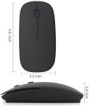ZERU Bluetooth Mouse,Rechargeable Wireless Mouse for MacBook Pro/MacBook Air,Bluetooth Wireless Mouse for Laptop/PC/Mac/iPad pro/Computer