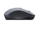 Lenovo WL310 Bluetooth Silent Mouse - Ergonomic Wireless Mouse for Laptop - Adjustable DPI - Silent Clicks - Bluetooth 5.0 - Portable for Windows, Mac, and Chromebook - Compact Grey Computer Mouse