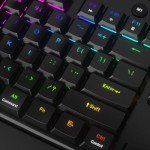 Redragon K618 PRO 3-Mode Wireless RGB Mechanical Keyboard, BT/2.4Ghz/Wired Low Profile Win/Mac Gaming Keyboard w/Ultra-Thin Design, Dedicated Media Control & Linear Red Switch