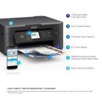 Epson Expression Home XP-4200 Wireless Color All-in-One Printer with Scan, Copy, Automatic 2-Sided Printing, Borderless Photos and 2.4" Color Display,Black