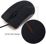 Guiheng 10 Pack Wired Mouse, USB Wired Computer Mouse for Right or Left Hand, Ergonomic Computer Mouse with Durable Clicks for PC, Computer, Laptop, Desktop, Chromebook, Notebook, Mac