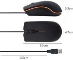 Guiheng 10 Pack Wired Mouse, USB Wired Computer Mouse for Right or Left Hand, Ergonomic Computer Mouse with Durable Clicks for PC, Computer, Laptop, Desktop, Chromebook, Notebook, Mac