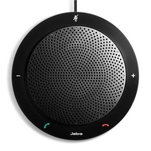 Jabra Speak 410 Corded Speakerphone for Softphones – Easy Setup, Portable USB Speaker for Holding Meetings Anywhere with Outstanding Sound Quality