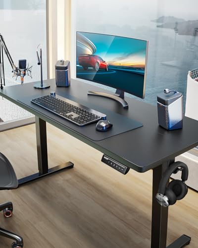 ErGear 48x24 Inch Electric Standing Desk - Black