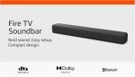Amazon Fire TV Soundbar, 2.0 speaker with DTS Virtual:X and Dolby Audio, Bluetooth connectivity