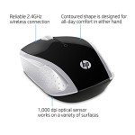 HP Wireless Mouse 200 (Black/Silver, 2HU84AA)