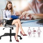 Office Chair Desk Chair Computer Chair Ergonomic Executive Swivel Rolling Chair with Lumbar Support Arms Adjustable Task Chair for Women Adults, Grey
