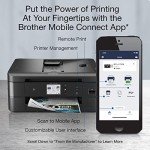 Brother MFC-J1170DW Wireless Color Inkjet All-in-One Printer with Mobile Device Printing, NFC, Cloud Printing & Scanning, Refresh Subscription and Amazon Dash Replenishment Ready (Renewed Premium)
