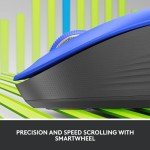 Logitech Signature M550 L Full Size Wireless Mouse - for Large Sized Hands, 2-Year Battery, Silent Clicks, Bluetooth, Multi-Device Compatibility - Blue
