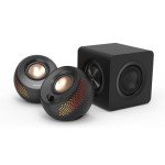 Creative Pebble X Plus 2.1 USB-C Computer Speakers with Subwoofer and Customizable RGB Lighting, Bluetooth 5.3, USB Audio, Up to 15W RMS Power for PC and Mac 
