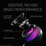 Creative Pebble X Plus 2.1 USB-C Computer Speakers with Subwoofer and Customizable RGB Lighting, Bluetooth 5.3, USB Audio, Up to 15W RMS Power for PC and Mac 