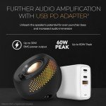 Creative Pebble X Plus 2.1 USB-C Computer Speakers with Subwoofer and Customizable RGB Lighting, Bluetooth 5.3, USB Audio, Up to 15W RMS Power for PC and Mac 