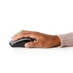 Amazon Basics 2.4 Ghz Wireless Optical Computer Mouse with USB Nano Receiver, Silver