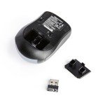 Amazon Basics 2.4 Ghz Wireless Optical Computer Mouse with USB Nano Receiver, Silver
