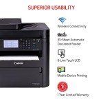Canon imageCLASS MF275dw - Monochrome, Duplex Wireless Laser Printer, All-In-One With Scanner, Copier, Fax, Mobile Ready, 30 PPM, Black