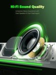 Bluedee Computer Speakers, Bluetooth Computer Soundbar, HiFi Stereo, 3.5mm Aux-in Connection, USB Powered Computer Speakers for Desktop Monitor, PC, Laptop, Tablets