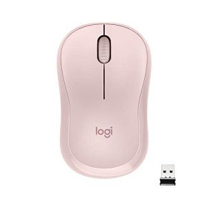 Logitech M220 Silent Wireless Mouse, 2.4 GHz with USB Receiver, 1000 DPI Optical Tracking, 18-Month Battery, Ambidextrous, Compatible with PC, Mac, Laptop (Off-White)