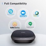 Anker PowerConf S330 USB Speaker, Conference Speaker for Home Office, Smart Voice Filter, Plug & Play, 4 Microphones for 360° Room Coverage, Clear Sound Profile
