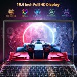 jumper Laptop, 12GB RAM 640GB ROM, Office 365-1 Year 5305U Processor, 15.6 Inch Computer, FHD IPS Screen, 38Wh Battery, 2 Stereo Speakers, USB3.0 * 2, HDMI.